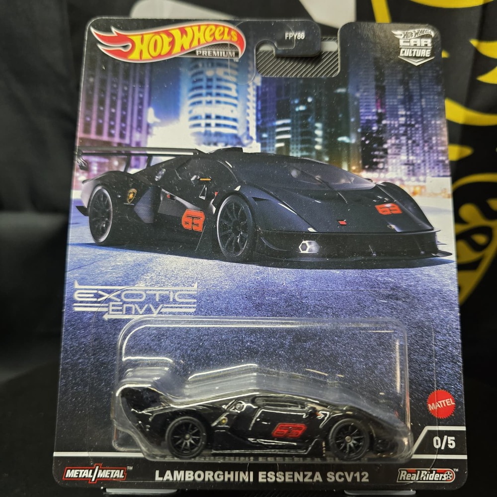2022 Hot Wheels Exotic Envy Lamborghini Essenza SCV12 Chase 0/5 HCJ93